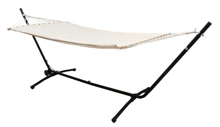 AMANKA 335 x 100 cm hangmat met frame - White