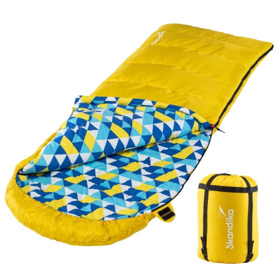 Skandika Dundee Flannel-L gele Slaapzak