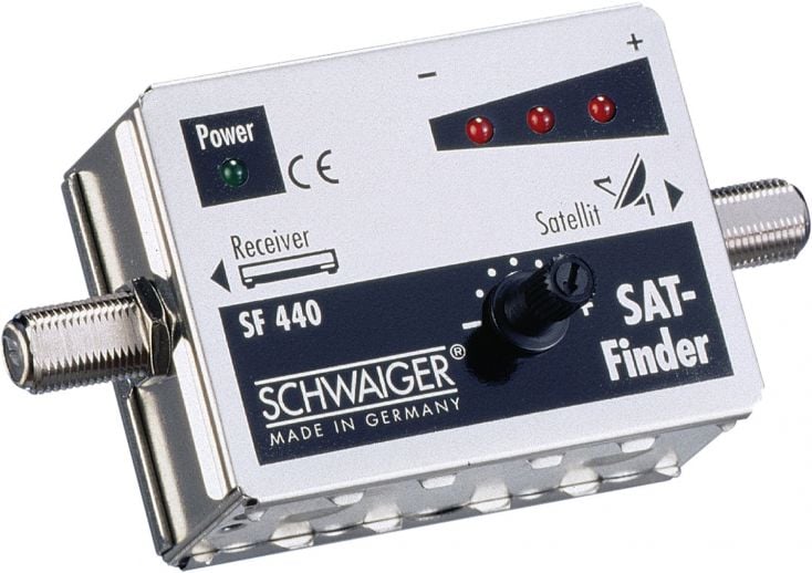 Schwaiger 3+1 LED standaard Satfinder