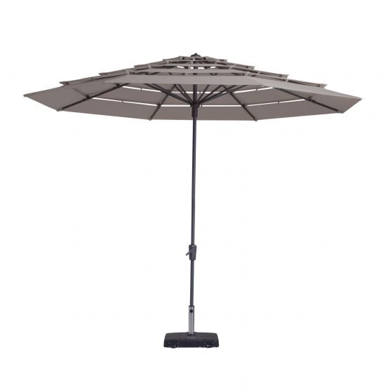 Madison Syros Open Air Rond 350cm Taupe Parasol
