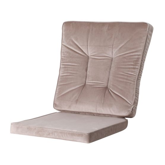 Madison Outdoor Velvet Taupe / Panama Taupe  46x48 Zitkussen
