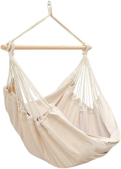 AMANKA 185 x 130 XXL hangstoel - Beige