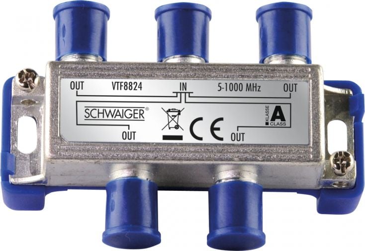 Schwaiger VTF8824 4-weg 8 dB verdeler