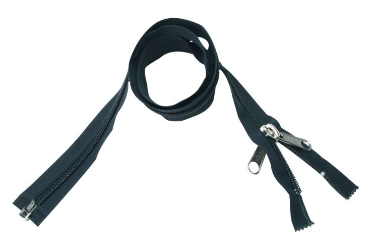 ESVO 10 mm 100 cm donkerblauw deelbare rits