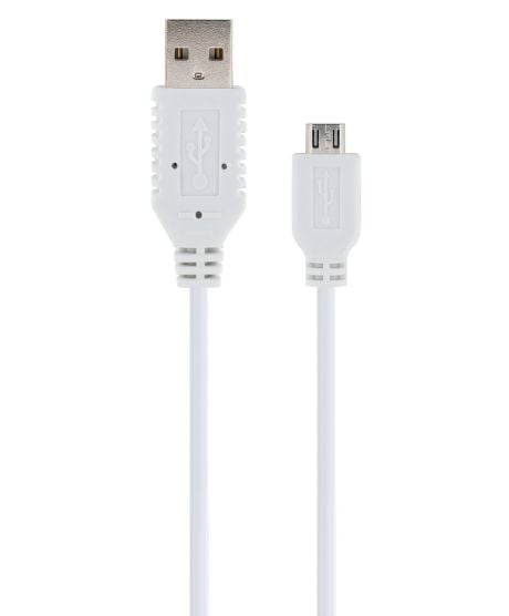 Schwaiger LK200M 2 meter witte Micro USB oplaadkabel