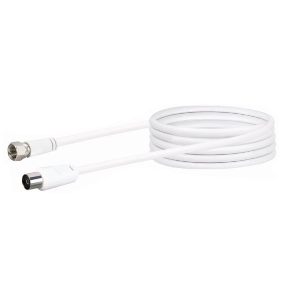 Schwaiger KVF30A 3 meter witte satellietkabel