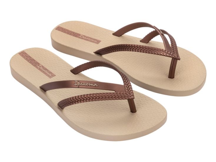 Ipanema Bossa dames slippers - Beige/Copper
