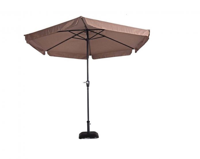 Outdoor Living Gemini 3 meter taupe parasol