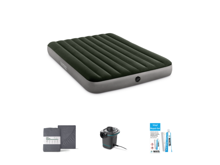 Intex Prestige Downy 203 x 152 cm Luchtbedset - 4-delig