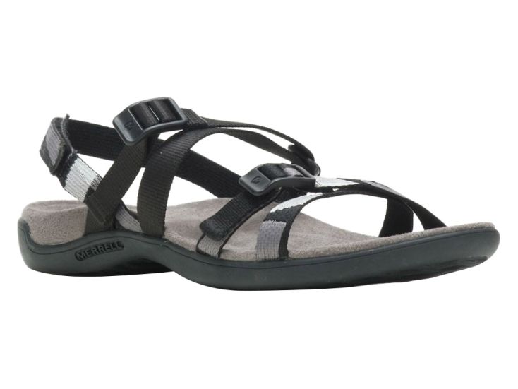 Merrell District 3 Backstrap Web Black dames sandalen