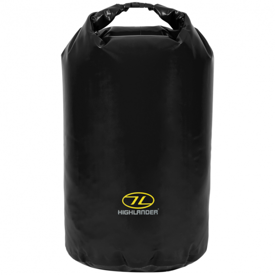 Highlander Dry bag Tri-Laminate PVC 44 zwarte waterdichte tas