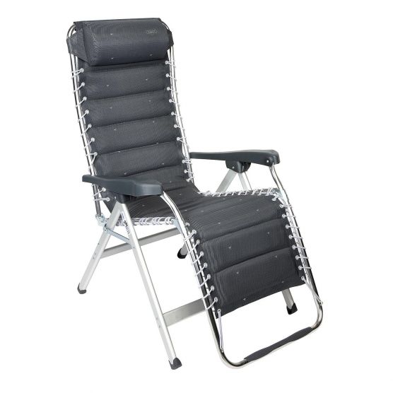 Crespo AL-232 Deluxe donkergrijze relaxstoel