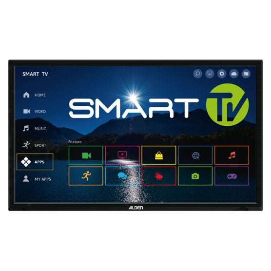 ALDEN 32 inch Smartwide LED camping televisie