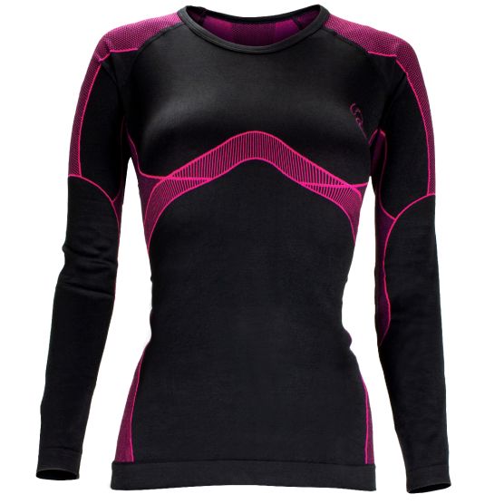 Black Snake Pink dames functioneel thermoshirt