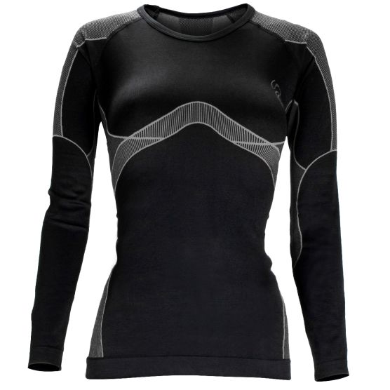 Black Snake Grey dames functioneel thermoshirt