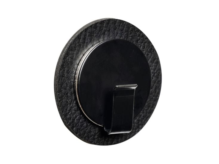 Silwy Clever zwart magnetisch haakje incl. zwart metaal-nano-gel-pad