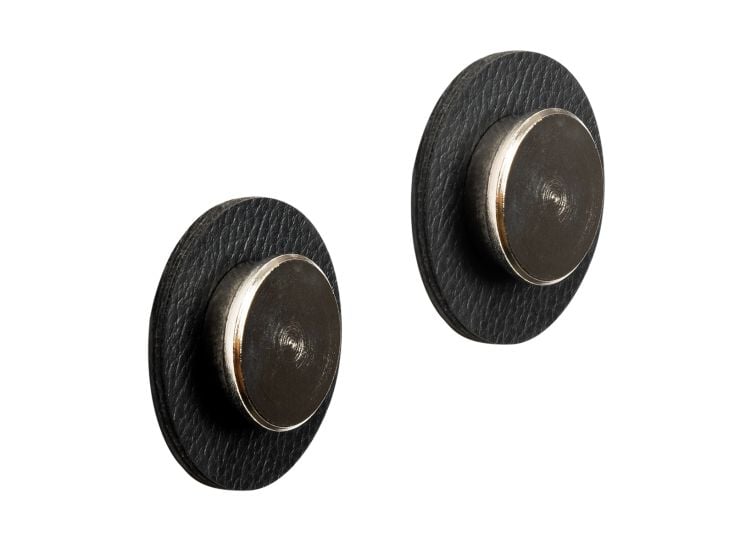 Silwy Smart 2-delige set magnetische pins incl. zwarte metaal-nano-gel-pads