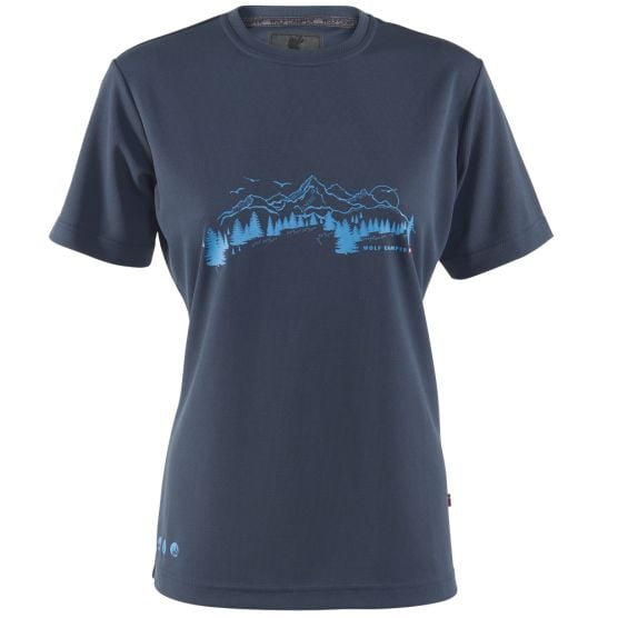 Wolf Camper Dark Blue dames T-shirt