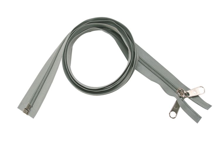 ESVO 10 mm 150 cm lichtgrijs deelbare rits