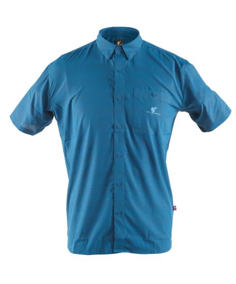 Wolf Camper Oklahoma Light Blue heren shirt