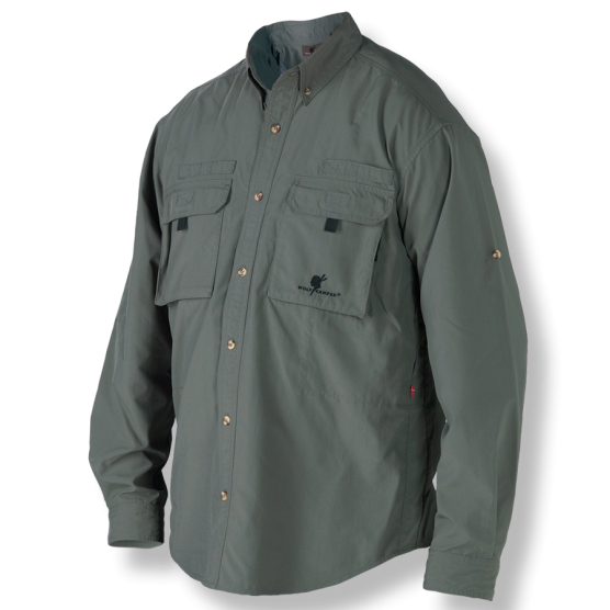 Wolf Camper Explorer Olive Green heren shirt