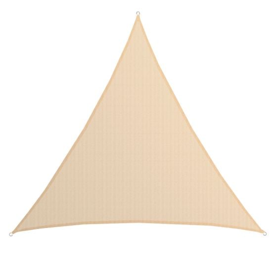 AMANKA 6 x 6 x 6 meter HDPE schaduwdoek - Beige