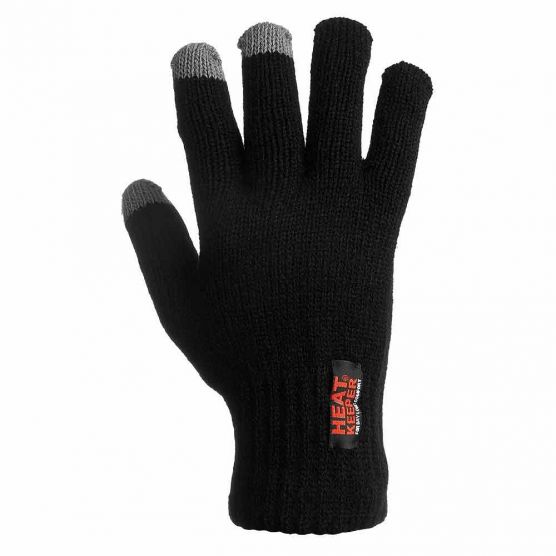 Heat Keeper I-touch Black dames thermo handschoenen