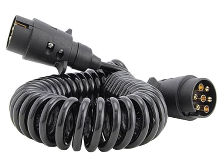 Tip-it 3 meter 7-polige spiraalkabel
