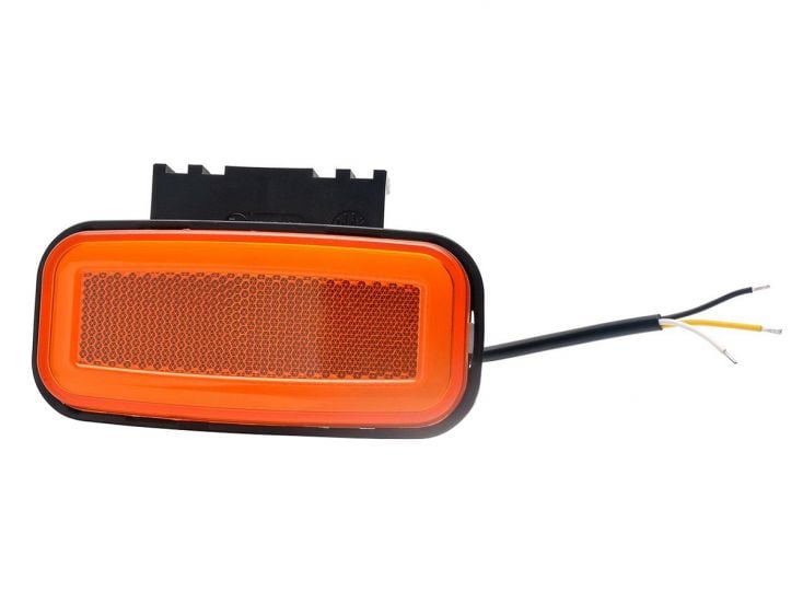 Tip-it neon oranje Led zijmarkeringslamp met richtingaanwijzer
