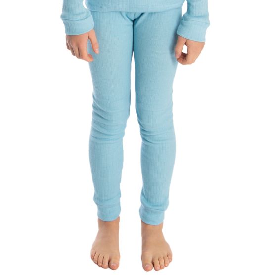Black Snake Light Blue kinder thermobroek