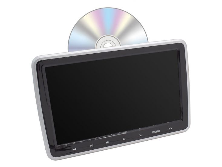 Maxxcount 10,1 inch hoofdsteun scherm met DVD-speler