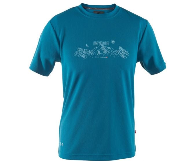 Wolf Camper Alps Turquoise heren T-shirt