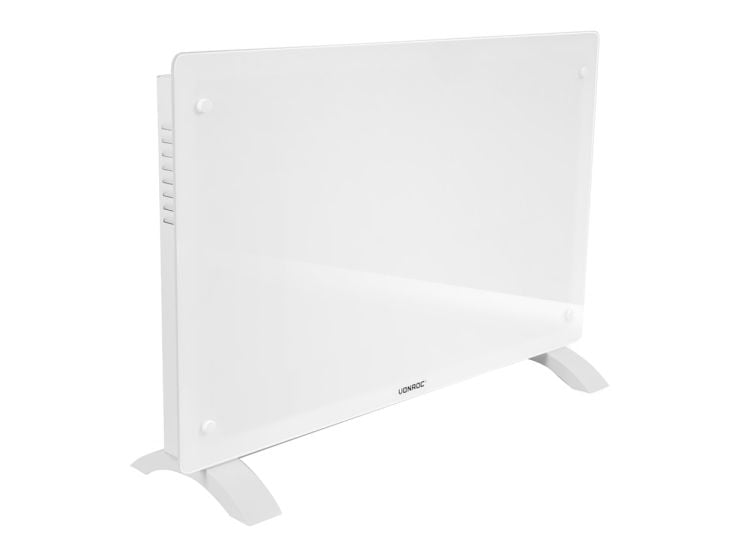 Vonroc 2000 watt convector kachel met glazen paneel - White