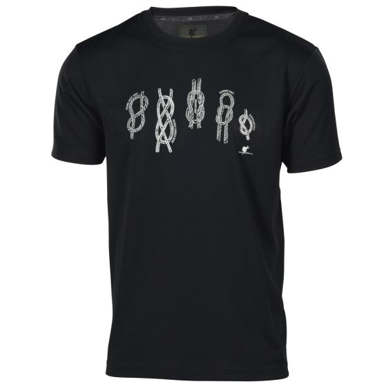 Wolf Camper Knots Black heren T-shirt