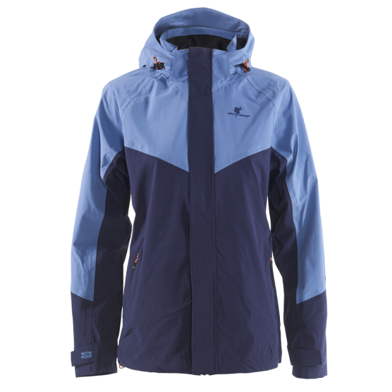 Wolf Camper Nuna Blue dames shell jas