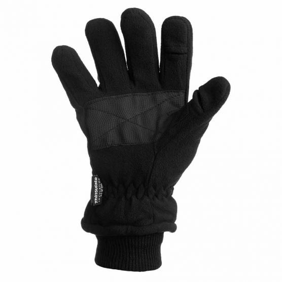 Heat Keeper Thinsulate/Fleece Black heren thermo handschoenen