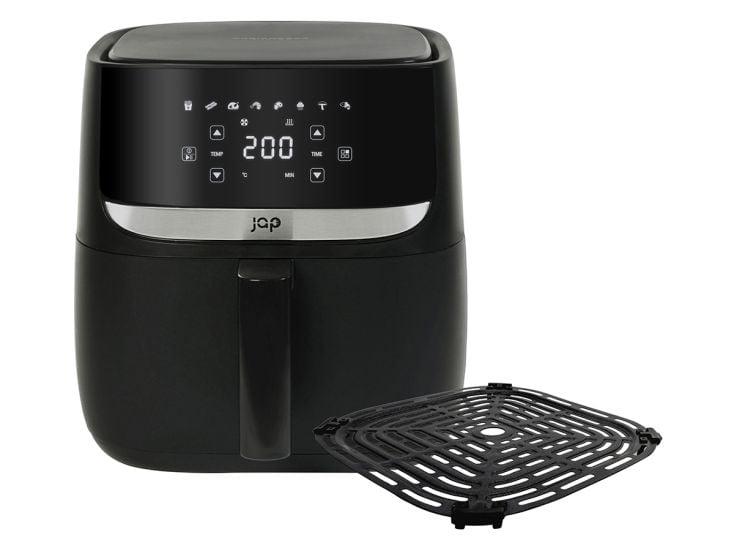 JAP Aspire 5,6 liter XXL airfryer met 20 bakvormen