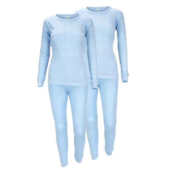 Black Snake Cozy Blue 2-Pack dames thermo-ondergoed set