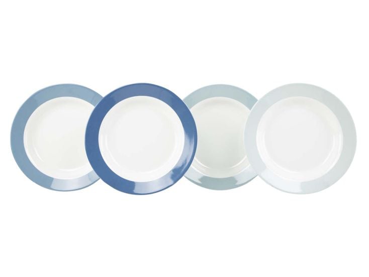 Gimex Colour Line set van 4 diepe borden