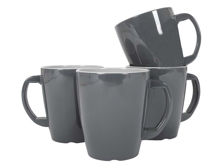 Gimex Vivid Line set van 4 380 ml mokken