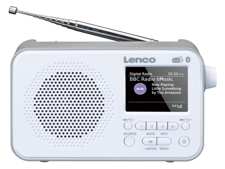 Lenco PDR-036WH DAB+ FM radio