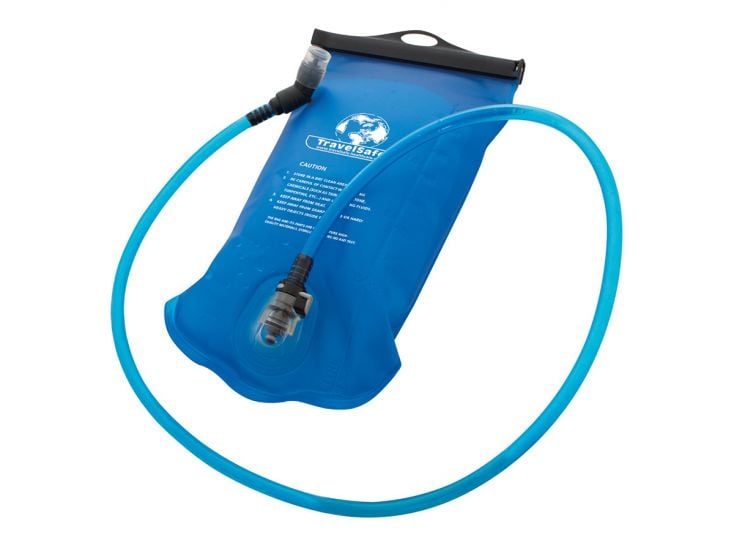 TravelSafe 2 liter waterbag met drinkslang