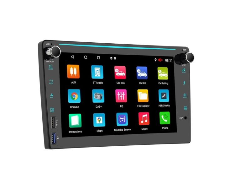 TechU™ AT53 2 Din 8” autoradio