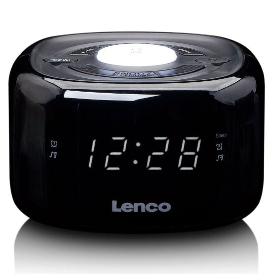 Lenco CR-12BK FM Wekkerradio