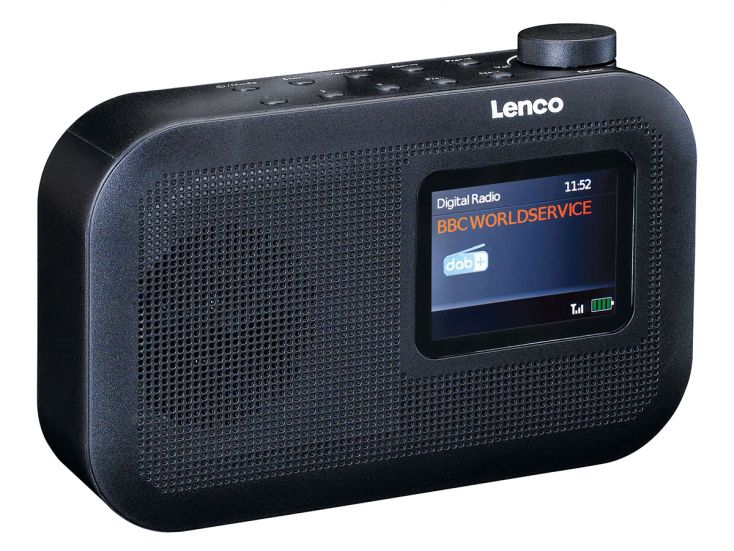 Lenco PDR-026BK Draagbare DAB+/FM radio
