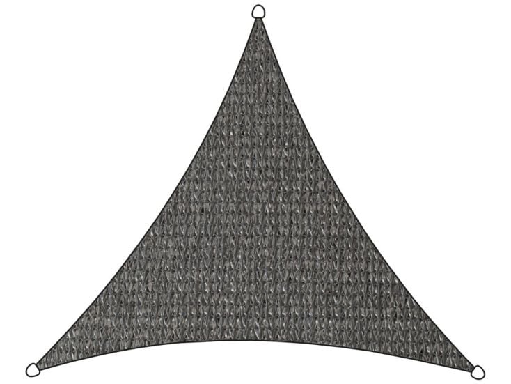 Livn Iseo driehoek HDPE 5 meter schaduwdoek - Grey