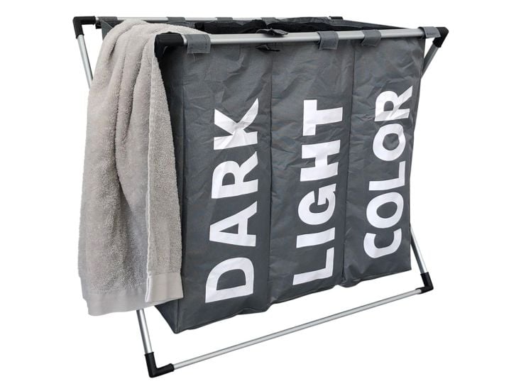 IVOL 3 vakken organizer wasmand - Grey