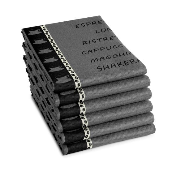 DDDDD Ristretto 60 x 65 cm set van 6 theedoeken