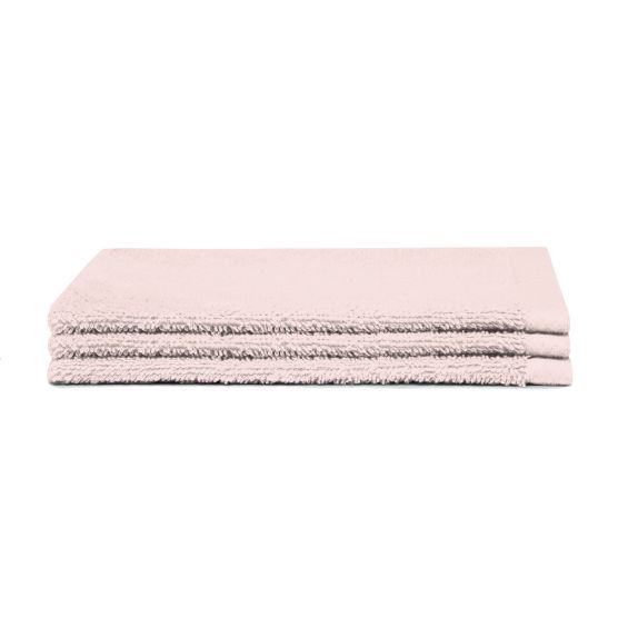 Seahorse Pure 16 x 21 cm set van 3 washandjes - Pink