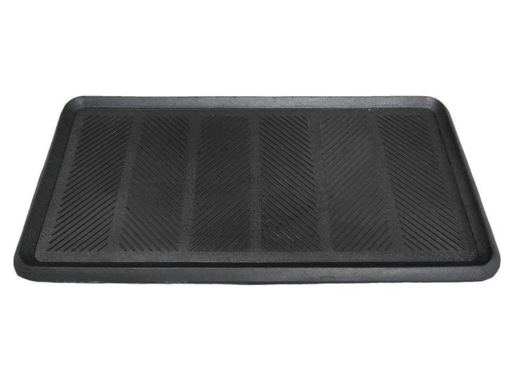 IVOL 80 x 40 cm zwarte rubber laarzenmat